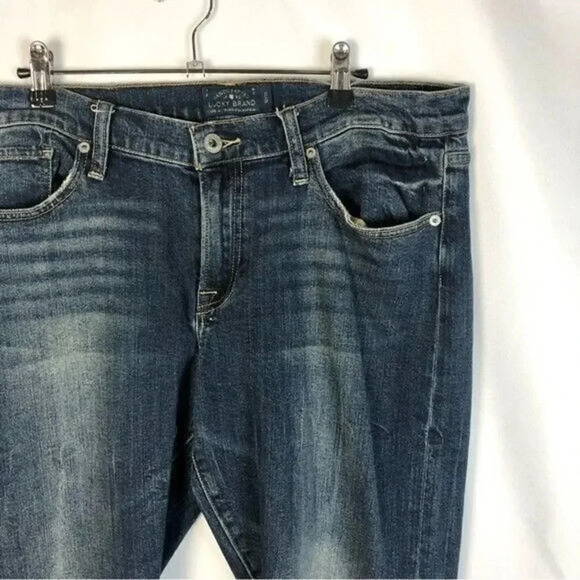 Lucky Brand Sienna Cigarette Dark Wash Skinny Jeans 12 - Picture 3 of 3